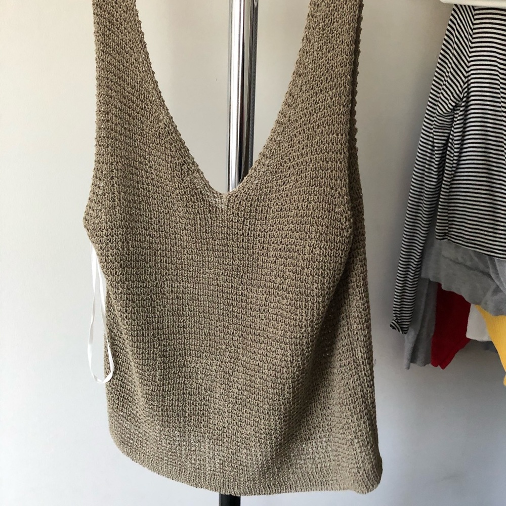Knit/crotchet loose tank top